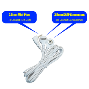 TENS Unit Replacement Cord Wires - 3 Pieces